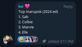 colbielat's tweet photo. eto nanaman tayo sa rankings na si sab pa rin ang top 1 (star pupil of the year) https://t.co/YScJMiQOh6
