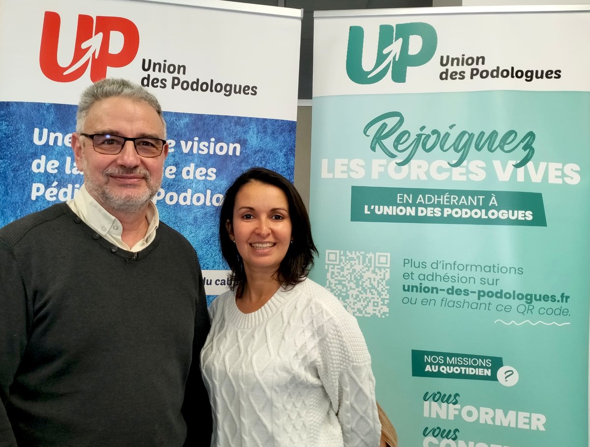 UP_Podologues's tweet photo. Un nouveau président pour l'UP ! @SalomonPodo succède à Meriem Koudri. Son élection s'inscrit dans la continuité des missions menées par ces prédécesseurs dans le positionnement de notre syndicat, caractérisé par l'innovation, la collaboration et le progrès continu.
#podologues https://t.co/eZN9qOSYhe