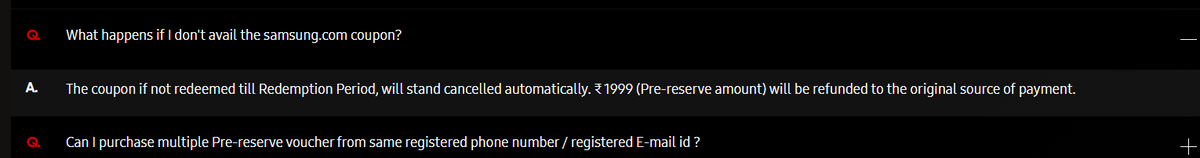 Vignesh_S007's tweet photo. @NishantNKR1 @ishanagarwal24 As per Samsung website, they will refund it.

I am totally dependent on this as I had done an wrong order in Guest mode without login. https://t.co/H3TYiYCcdG