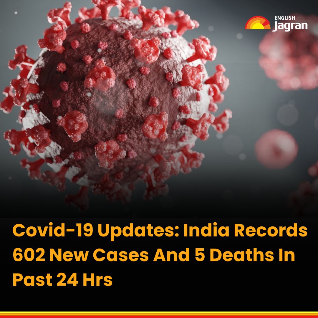 As of January 3, 2023, India has reported 602 new COVID-19 cases and 5 deaths in the last 24 hours, according to the Union Health Ministry.

Read More: tinyurl.com/2j3mnfxb

#Covid19 #Updates #UnionHealthMinistry #India