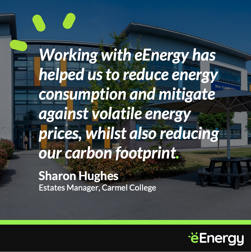 eEnergy (@eenergyplc) on Twitter photo We've been working with <a href="/CarmelRCCollege/">CarmelRCCollege</a>, and they are on track to save over ยฃ400,000 with our energy efficient lighting. Read More -> ow.ly/brRH50Qnaz7 #casestudy #netzero We've been working with <a href="/CarmelRCCollege/">CarmelRCCollege</a>, and they are on track to save over ยฃ400,000 with our energy efficient lighting. Read More -> ow.ly/brRH50Qnaz7 #casestudy #netzero