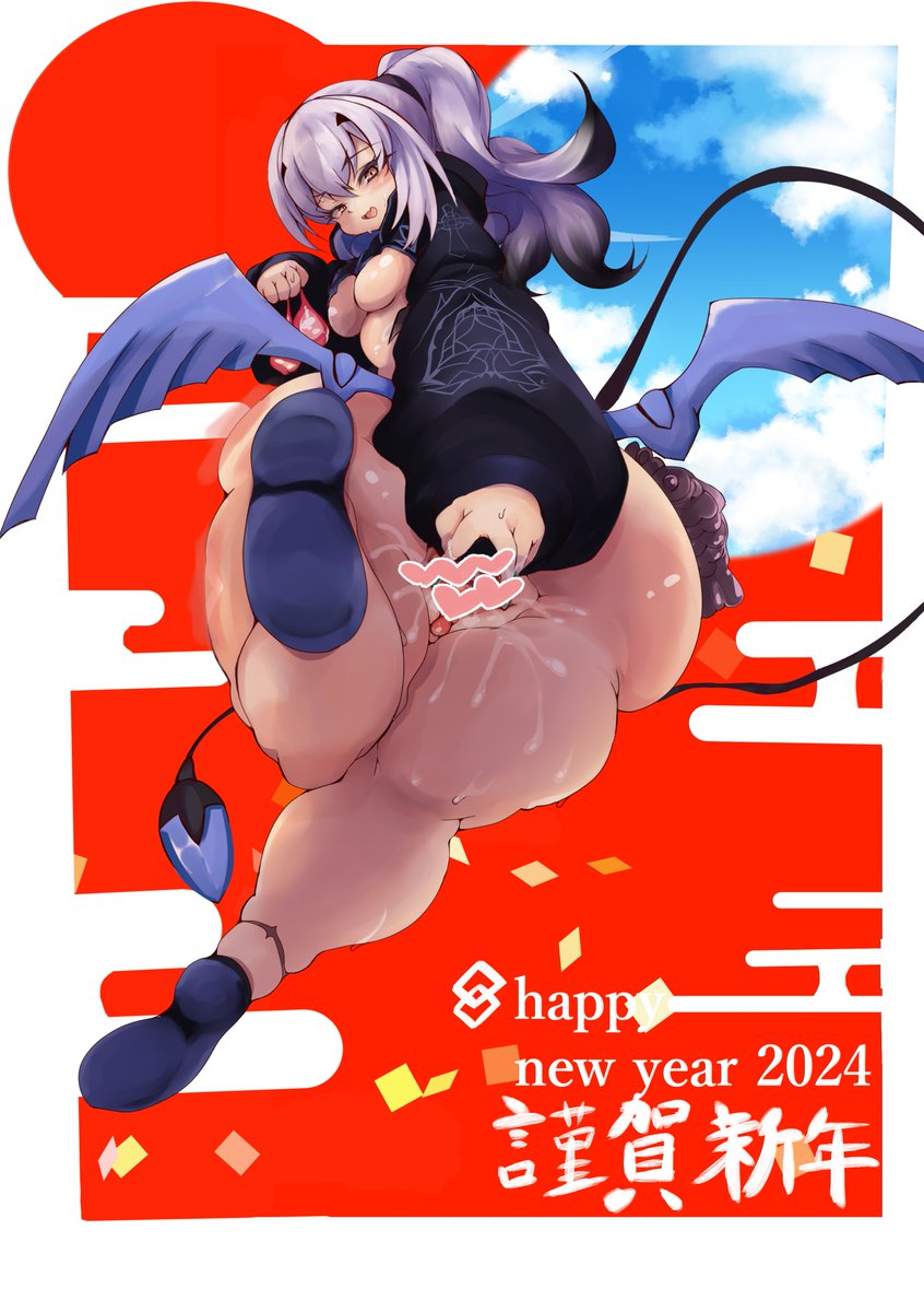 描き初メリュ子(   ᷇ᵕ ᷆  ) 