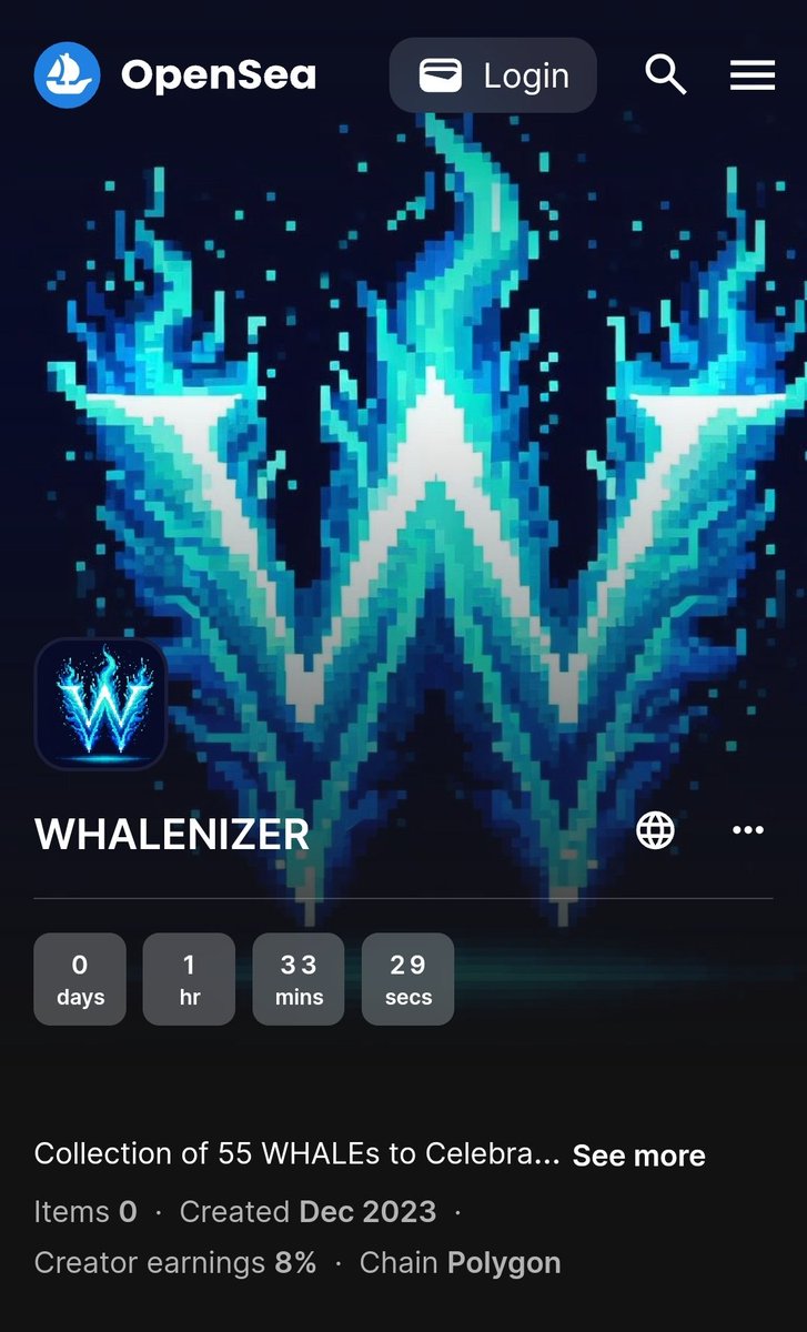 Whale_SoFi's tweet photo. 1.5 Hour left to start the mint event of "WHALENIZER" Nft Collection 
Don't miss this once in a life time opportunity 
#NFT #Whale #Bitcoin #WHALENIZER #Polygon #Opensea 

Mint Link: https://t.co/1pFscxv6An https://t.co/LRp6upjFAB