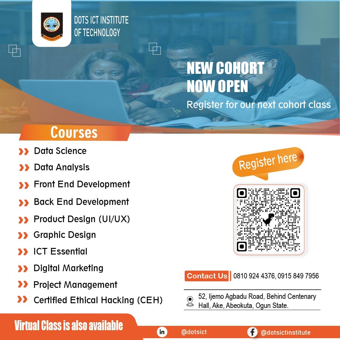 Dots ICT Institute of Tech Abeokuta tweet media