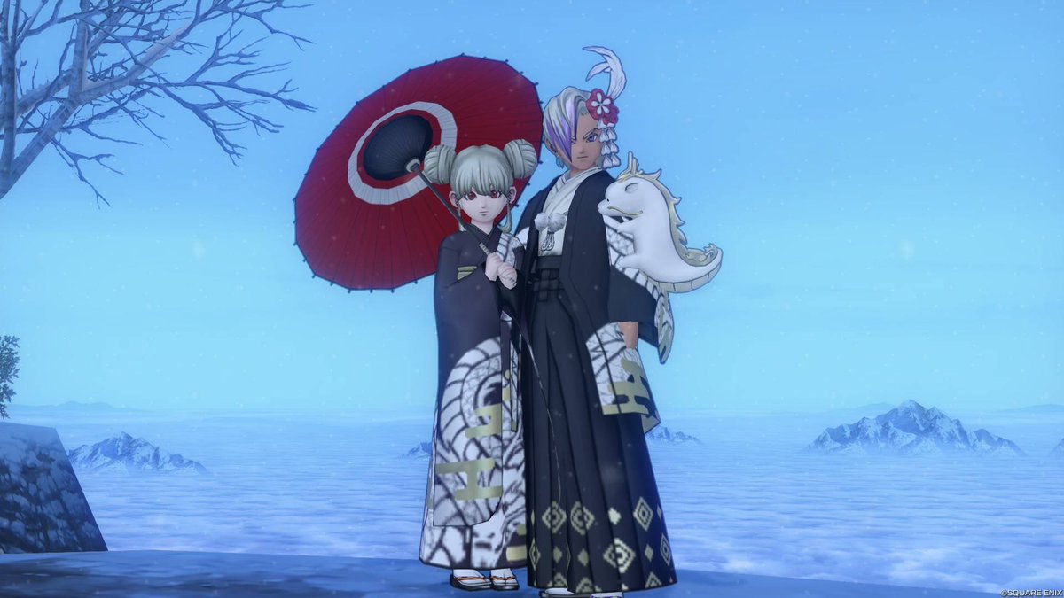 4BBY_YU's tweet photo. 久しぶりにぽむちゃんとDQXログインして新年イベントやってきた！！
操作方法とか色々めちゃくちゃ忘れてて、元々僧侶専なのにイベントのバトルで｢僧侶って攻撃出来ない？！？！｣ってなってた😂w
もうジェルとかスコルパイドとか戦えなさそう😇😇😇 https://t.co/8BIsica2tO