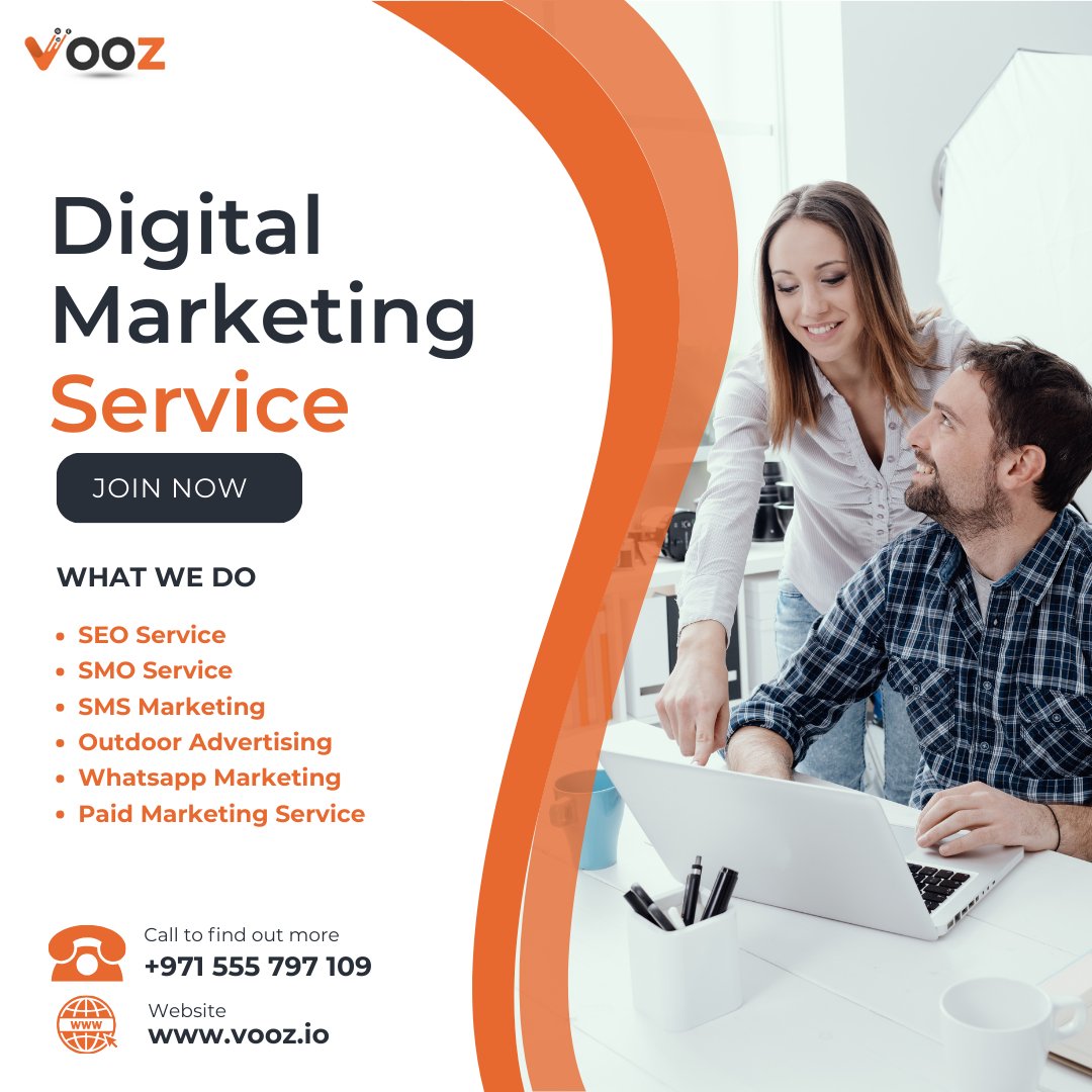 VoozTech's tweet photo. Digital Marketing Service in Dubai
https://t.co/kGuej9rp2Z
Transform your online presence with Vooz Tech's top-notch Digital Marketing Services in Dubai. Elevate your brand, reach your target audience, and drive success through our innovative and strategic solutions. https://t.co/odiU4mUXRp