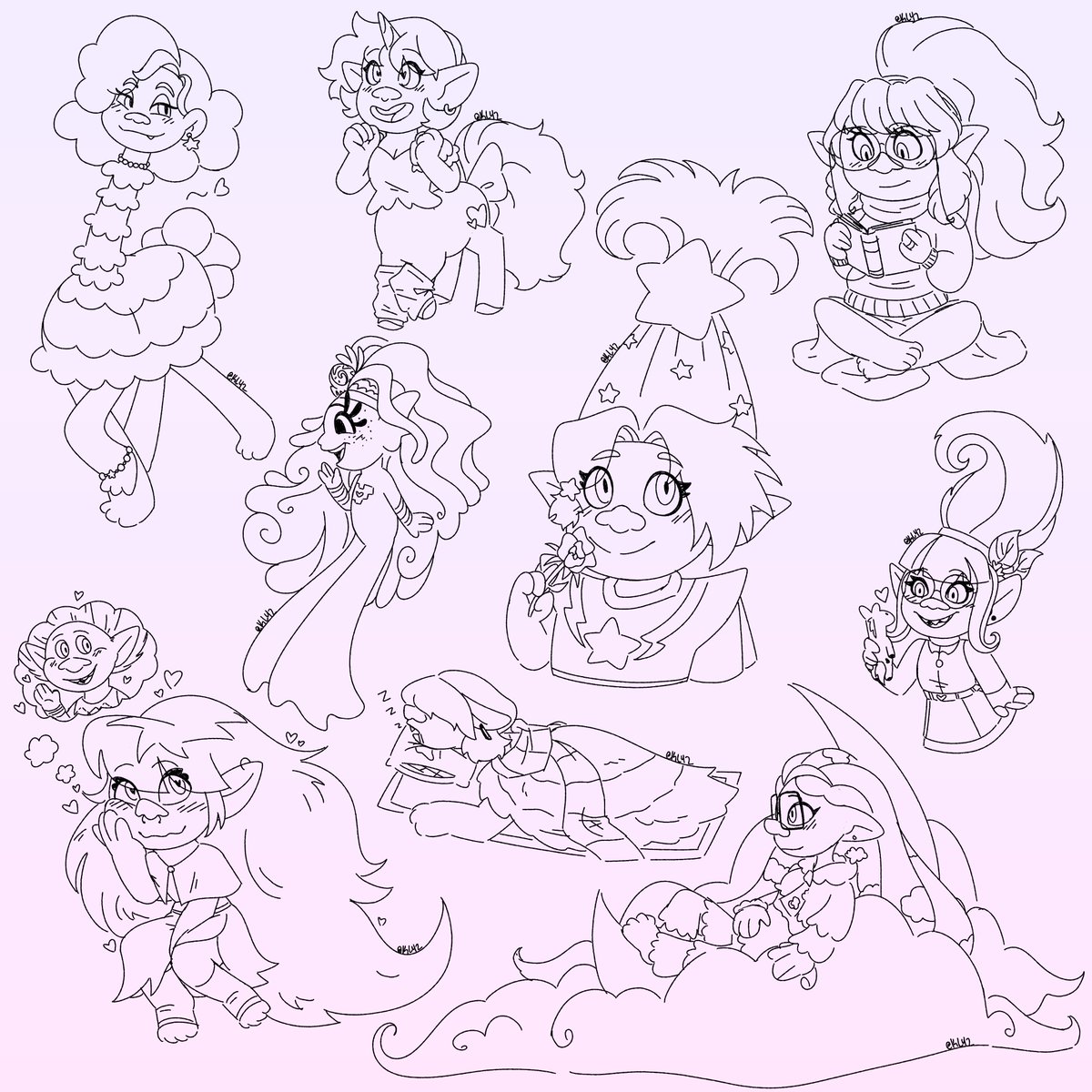 Another #trollsona  sketch page, featuring a handful of adorable sonas I saw ^w^
~
#Trolls3 #TrollsBandTogether #sketchpage
~
<a href="/Pink_shrimpdraw/">🎀 DulCe_LuZ</a> <a href="/kikinauvu/">KiKina 🍰</a> <a href="/windinzie/">✨LEFT X FOR BLUESKY..?🍉</a> <a href="/FrenchieFie/">🌸 Emily Echevarria 🌸</a> <a href="/zodiaccancerch1/">zodiaccancerchick ✨COMMS OPEN✨</a> @CherryAnimates <a href="/BossSwagMaster_/">BossSwagMaster (BSM) 💛✨</a> <a href="/Martar_Martar/">Martar McFly</a> <a href="/Shaky14332/">Starling27444</a>