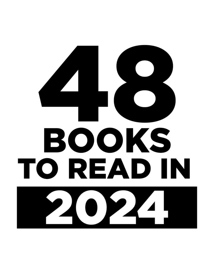 vitabudhahabu's tweet photo. 48 books to read in 2024 https://t.co/1Ed1u8GFlu