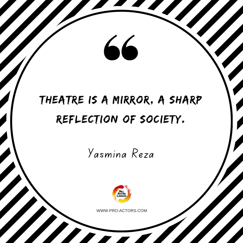 Pro_Actors's tweet photo. πβ¨ Yasmina Reza's insight about theatre as a society's mirror forms the heart of our new blog post at ProActors London. Let us know what you think!
Link in bio.
#ProActors #Quote #InspitationalQuotes https://t.co/RZADMwPdnm