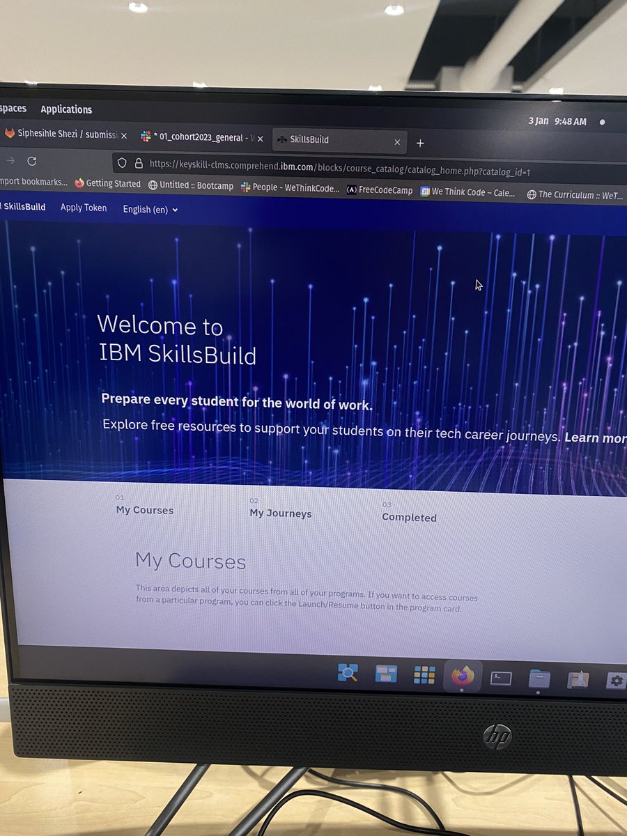 sipheshezie's tweet photo. First stop? @IBM’s SkillsBuild! 😭👍🏽 I promise to take at least 1 lesson a day! 

Those interested in learning through this platform? It’s free. You can choose any language you want to learn and it’s perfectly curated with lessons you can take at a time convenient for you! 🫶🏼🫶🏼

🔗 : IBM SkillsBuild https://t.co/yzZKeoL2EC