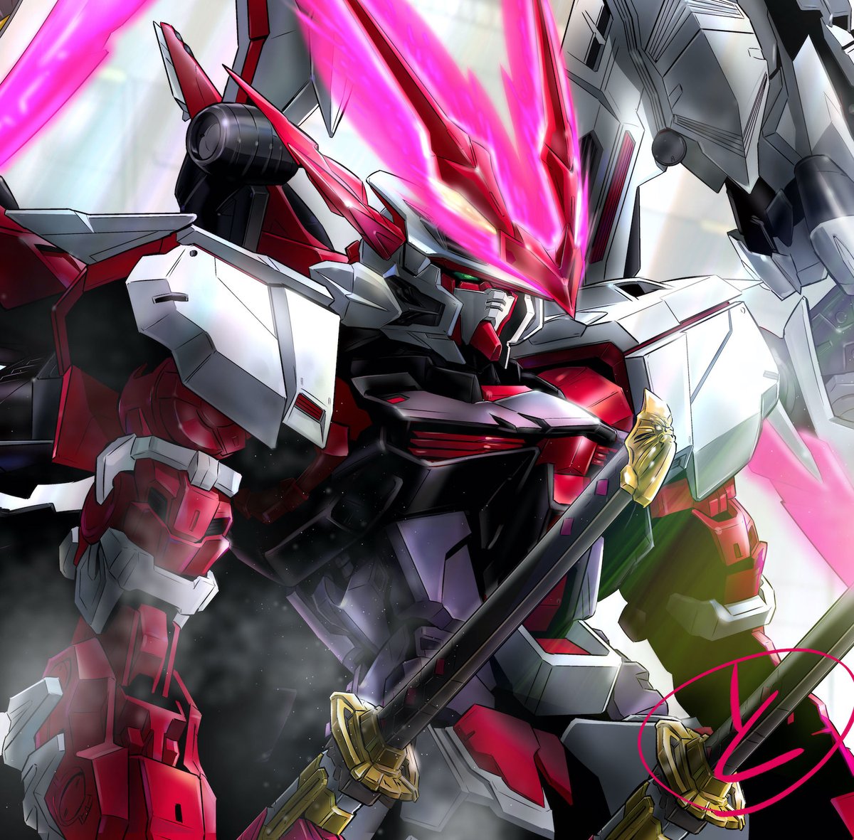 L BUILD レッドドラゴニクス　楽一番公式アカウント09様 邪道を司る龍の翼「METAL BUILD ガンダムアストレイ レッド