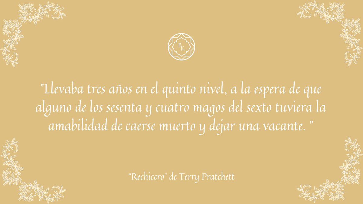 BelmaKamont's tweet photo. #Lacitafugaz #citas #Rechicero #TerryPratchett #fantasía #humor #cita #frase #frases https://t.co/Wp4ZTVafp6