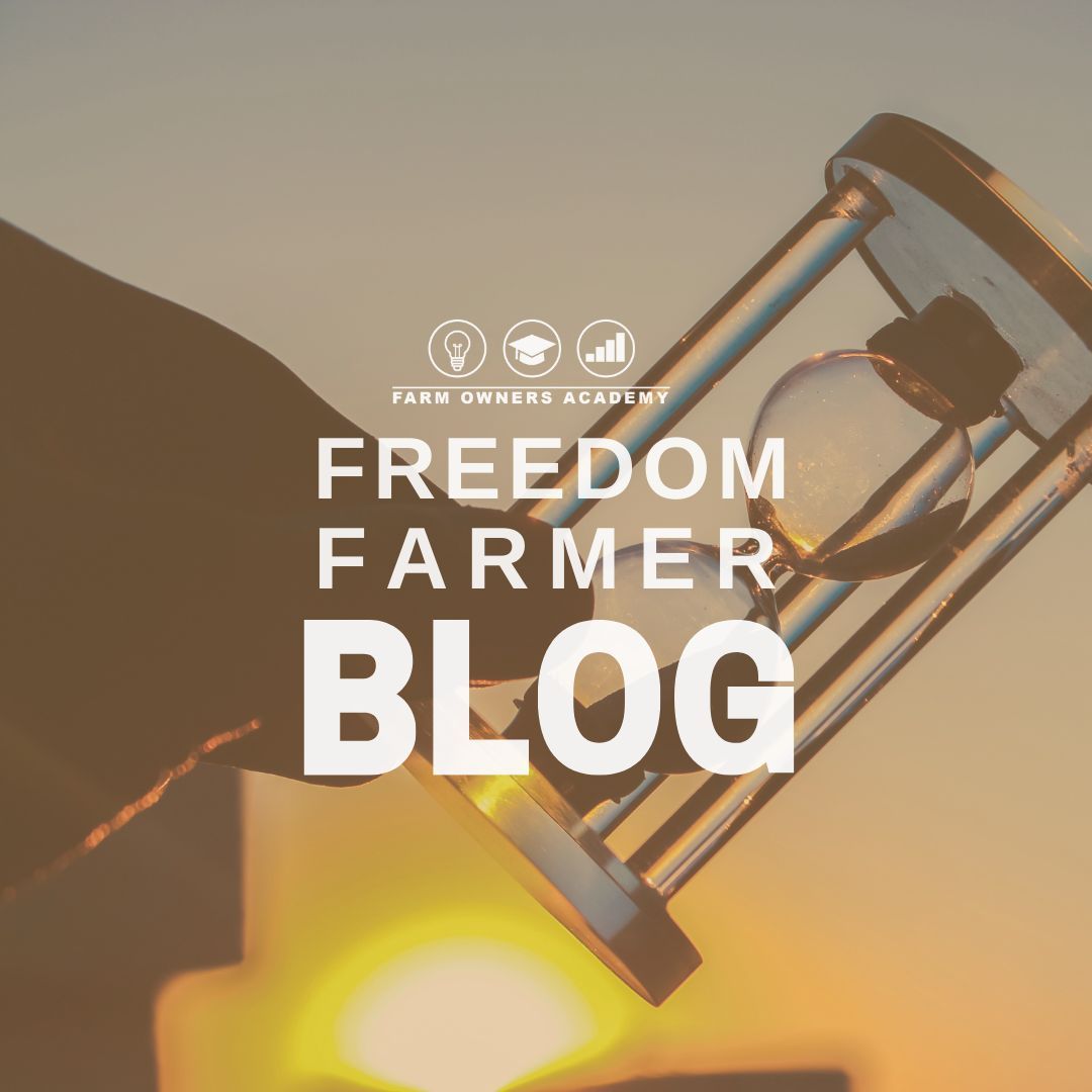 farmownersacad's tweet photo. Realising that time is beyond our control and that it is not about time management - It's about managing your priorities!! Read the full Freedom Farmer Blog article and discover 14 invaluable tips to elevate your productivity.
https://t.co/xfnyUMYeNZ
#farmingblog https://t.co/jlt5RPNzRB