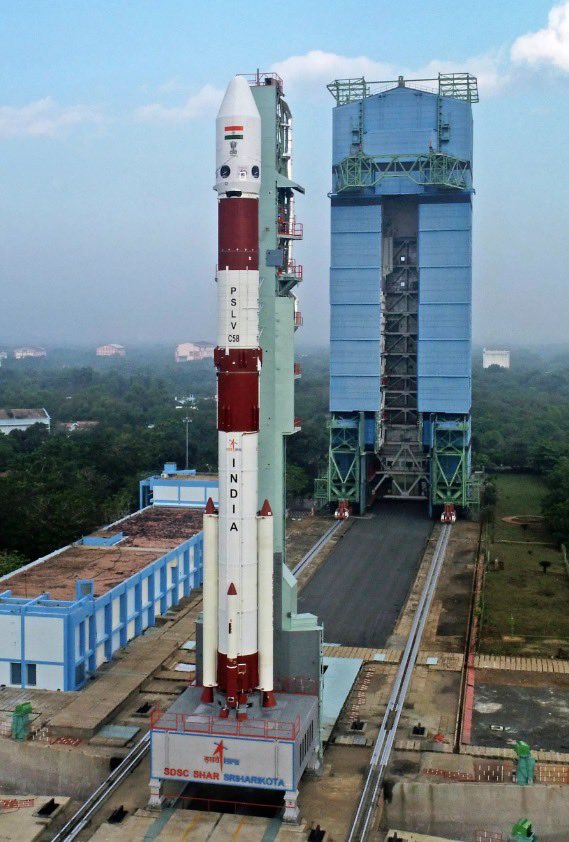 ISRO launched the XPoSat mission with PSLV C58 on January 1, 2024🔥 Mission ka aim Blackhole and baki celestial sources se nikalne wali X-ray emission ko study karna hai. All the best to ISRO for this 5 year long mission🚀