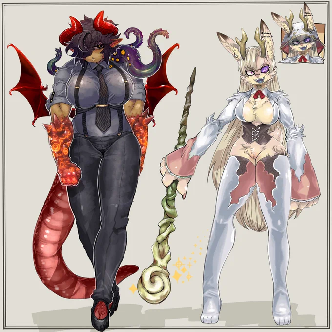 ドラゴン&うさぎ