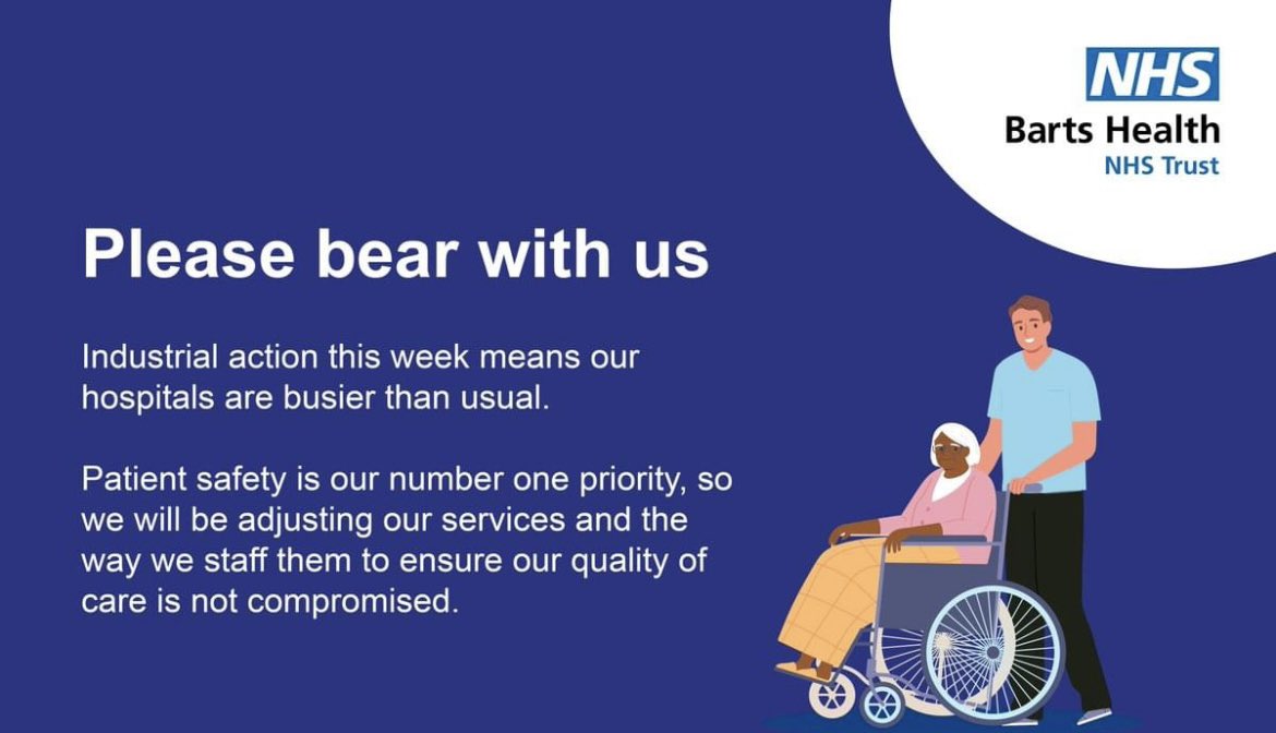 Strike action today means our hospitals will be busier than usual. 

Find out more 👉  orlo.uk/6ziJA