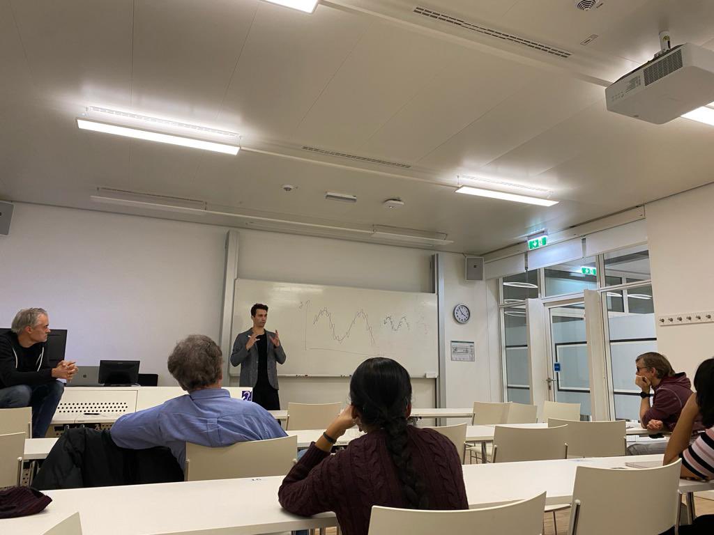 Smooth transition to  2024 with two  new Masters of Science! <a href="/jfrank0990/">Johannes Frank</a>  and <a href="/FabioNaEcht/">Fabio Nächt</a> defended their work masterfully. We are happy they will continue to work with us in their PhD – Fabio right here, Johannes collaborating from Norway!