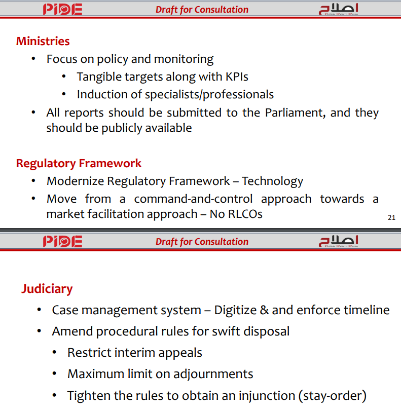 PIDEpk's tweet photo. For public sector administration, @PIDEpk proposes reforms in cabinets, civil bureaucracy, public servants, pensions, ministries, regulatory frameworks, & judicial systems.
@nadeemhaque @durre_nayab_ @FaheemJehangir @awqasim
PIDE Reform Agenda: https://t.co/ZiKmnKGeY7 https://t.co/IzdCRqk2zk
