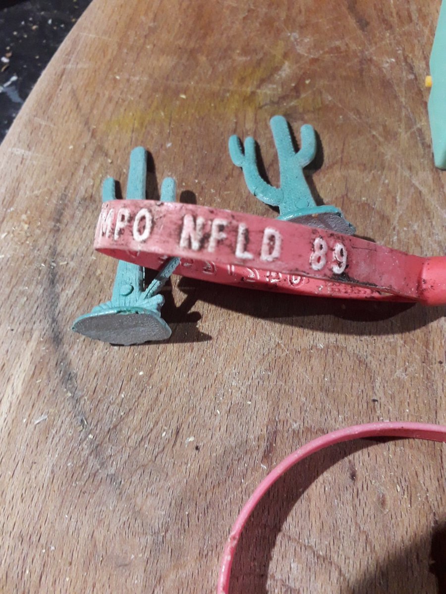 Some of the unusual finds from our New Years Day beach clean !

2 cacti, a toy wheelie bin and 2 lobster tags which have travelled all the way across the Atlantic ocean - 3500 miles - from Newfoundland, Canada.

<a href="/plastic_museum/">ThePlasticMuseum</a>
<a href="/lillyspickup/">Lillys Plastic Pickup</a>

#unusualfinds #beachplastic