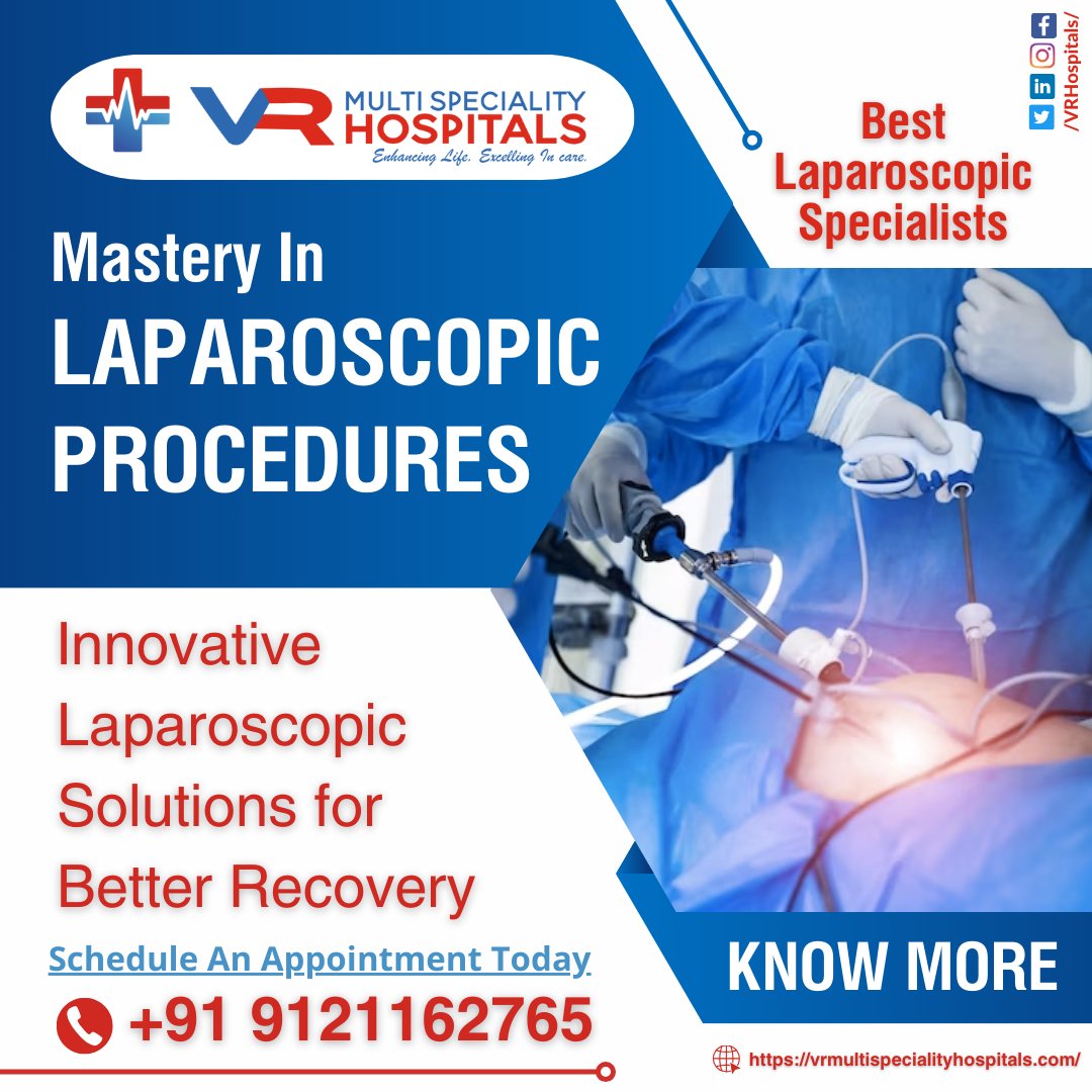 #LaparoscopicProcedures #VRMultiSpecialityHospitals #InnovativeHealthcare #SurgicalExcellence #24x7Care #ExpertSurgery #VirtualHealthcare #AdvancedProcedures #CashlessTreatments #SurgicalRehab #VRHealthcare #LaparoscopicCare #VRHealth #HealthForAll #VRMultiSpecialityHospitals