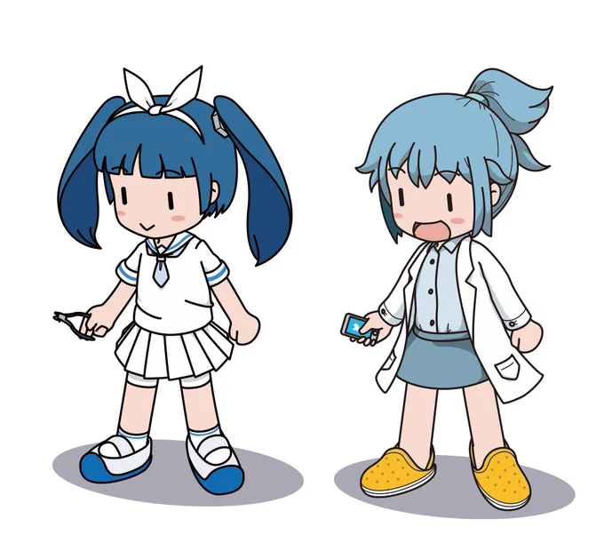 チビニパ子とちびついったーさん #殺伐としたTLに癒し画像を載せる見た人強制 ※どちらももう(実質的に)居ない 