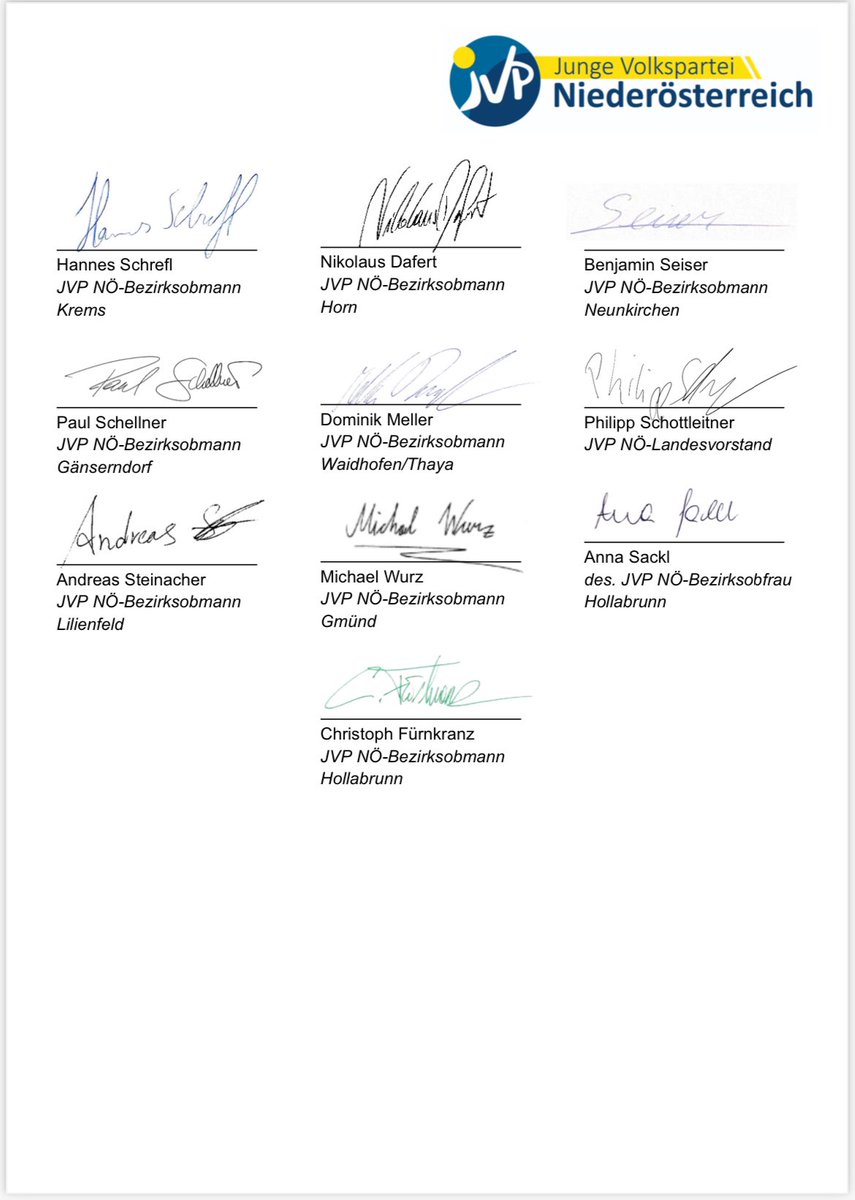 Causa #Kollross:

Die <a href="/SPOE_at/">SPÖ</a> &amp; <a href="/spoenoe/">SPÖ Niederösterreich</a> wollen’s aussitzen, angeblicher SPÖ-“Kontroll”landesrat <a href="/HergovichSven/">Sven Hergovich</a> sagt mal lieber überhaupt nix dazu…

Finden wir als Junge Volkspartei NÖ (um bei den Worten der Kolleginnen und Kollegen der <a href="/sjnoeat/">Sozialistische Jugend NÖ</a> zu bleiben): #nichtokay
 
⬇️⬇️⬇️