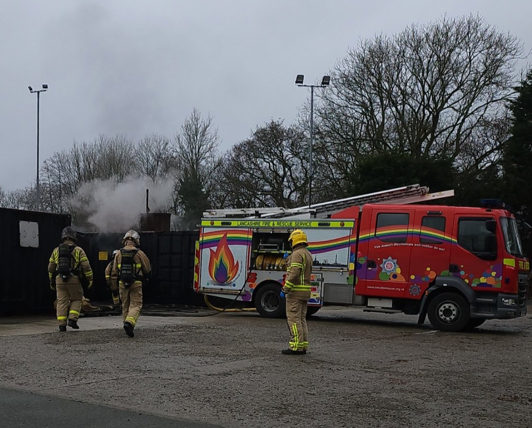 First day back for some crews as they undertake their annual breathing apperatus crew refresher training. #NewYear2024