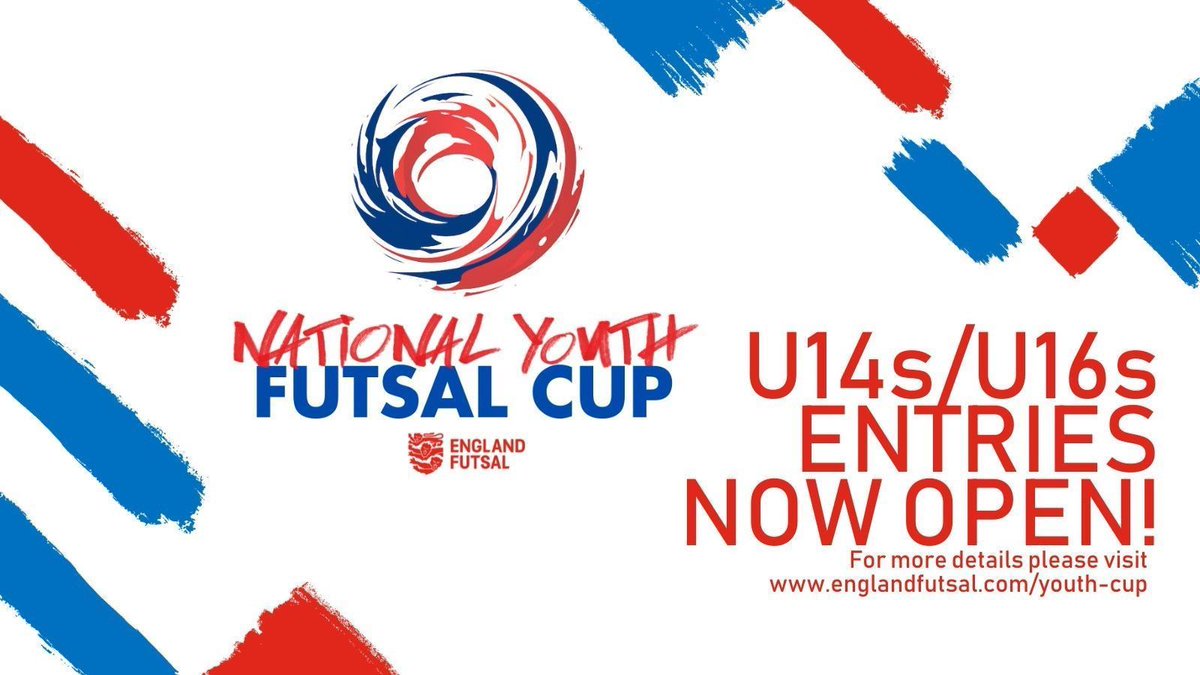 Registration for the National Youth Futsal Cup is OPEN! 🎉

There are events for U14s and U16s, with the final being shown LIVE on <a href="/tntsports/">TNT Sports</a>

Details ➡️ buff.ly/3S4vWVc