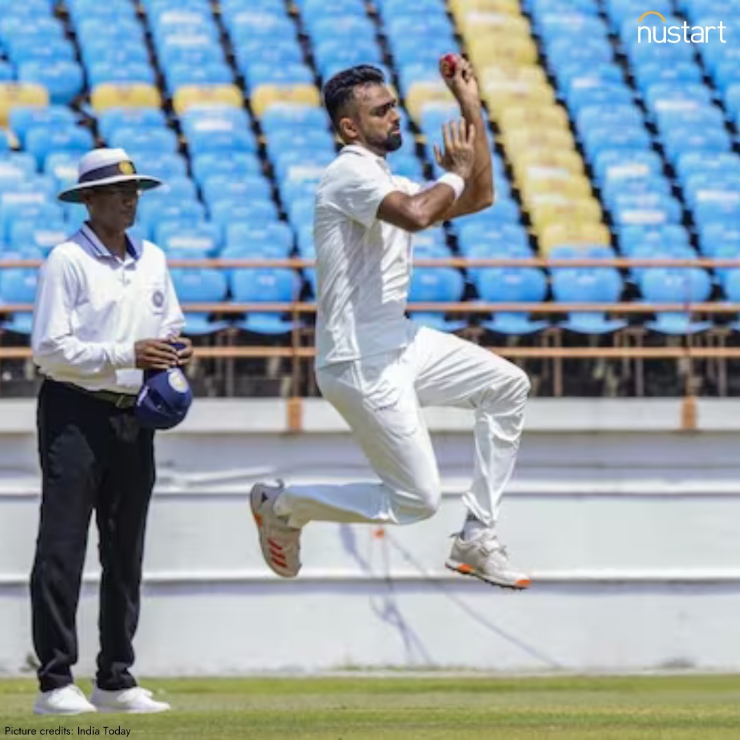 NustartSports's tweet image. #OnThisDay last year @JUnadkat became the first and the only bowler to take a hat-trick in the opening over of a Ranji Trophy match. He achieved this feat against Delhi. 

His fiery spell led to a career best 8-wicket haul.✨

#NustartSports #JaydevUnadkat #Ranjitrophy #cricket