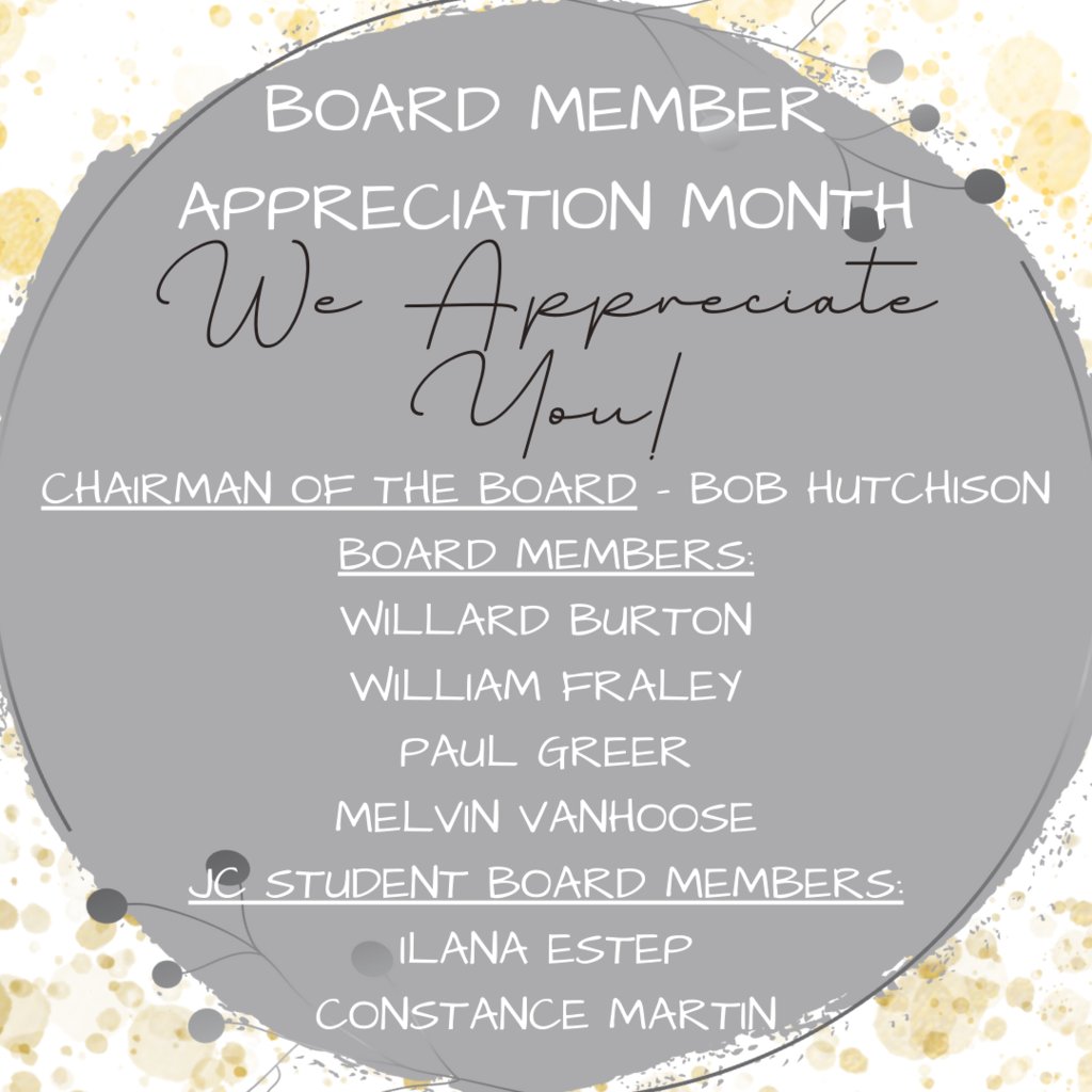 eagles_jcms's tweet photo. JCMS appreciates our Johnson County School District Board Members! #Eagle4Life #JCStrong https://t.co/ipcY0UXvkb