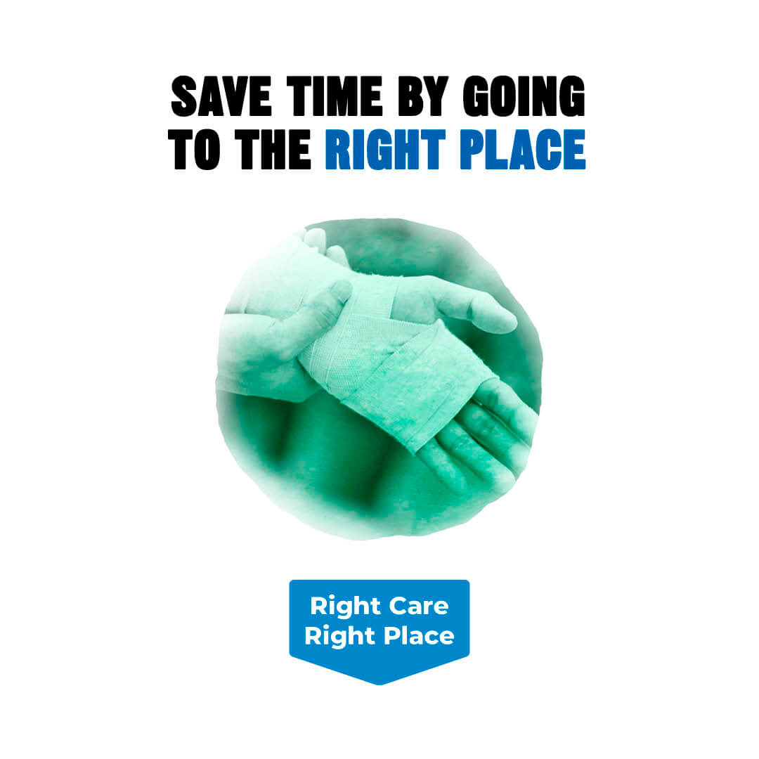 Right care. Right place.

If you’re unsure where to go, visit NHSInform.scot/right-care 

#RightCareRightPlace