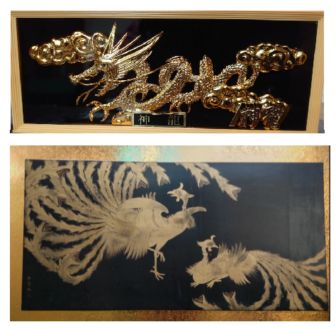 RyokanH's tweet photo. 令和6年　辰年の鳳明館は　”龍鳳呈祥（りゅうほうていしょう）”  龍と鳳凰で吉祥・運気アップ

Year of the Dragon at Homeikan (鳳明館）
The pair of dragon and phoenix symbolizes auspiciousness. 
Much  better luck can be expected this year. 
#鳳明館 #Homeikan #辰年 #yearofthedragon https://t.co/bwFHO2oeRG