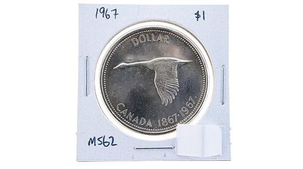 1967 Canada Silver Dollar MS62
auctionvaults.hibid.com/lot/181884064/…

January Inaugural Numismatic Auction - Massive Selection! Online Auction Wednesday, January 3, 2024 at 7:00pm EST.

#Onlineauction #Numismatics #NumismaticAuction #Auction #CoinAuction #AuctionAlert