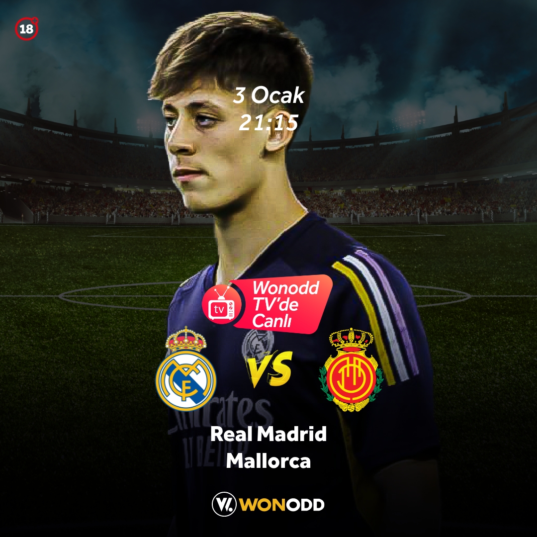 Günün maç keyfini Wonodd TV'de #Canlıizle! Yüksek oranla kazanmanın keyfini sür!

Real Madrid 🆚 Mallorca

Güncel Giriş 🎯 bit.ly/wonoddguncelgi…
Telegram🎯 t.me/wonodd_resmi1

#wonodd #bahis #spor #iddaa #futbol #canliizle #laliga #realmadrid #ardaguler