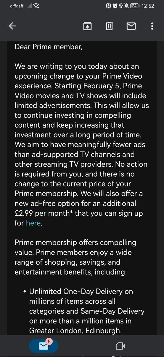 Like <a href="/AmazonUK/">Amazon.co.uk</a> don't make enough money already? This is a joke
#amazon #prime #AmazonPrime #PrimeVideo #adverts #primeadverts #amazonadverts