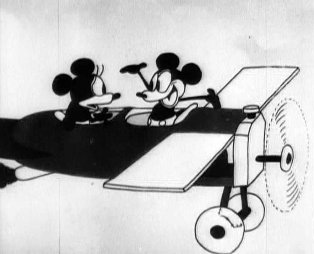 Jcminick's tweet photo. I’ve seen some confusion about what Mickey Mouse cartoons are on the public domain and what elements are able to be used.

PD Cartoons:
Steamboat Willie (1928)
Plane Crazy - Silent (1928)
The Gallopin’ Gaucho - Silent  (1928)
The Mad Doctor (1933) https://t.co/CFQXkh5TKl