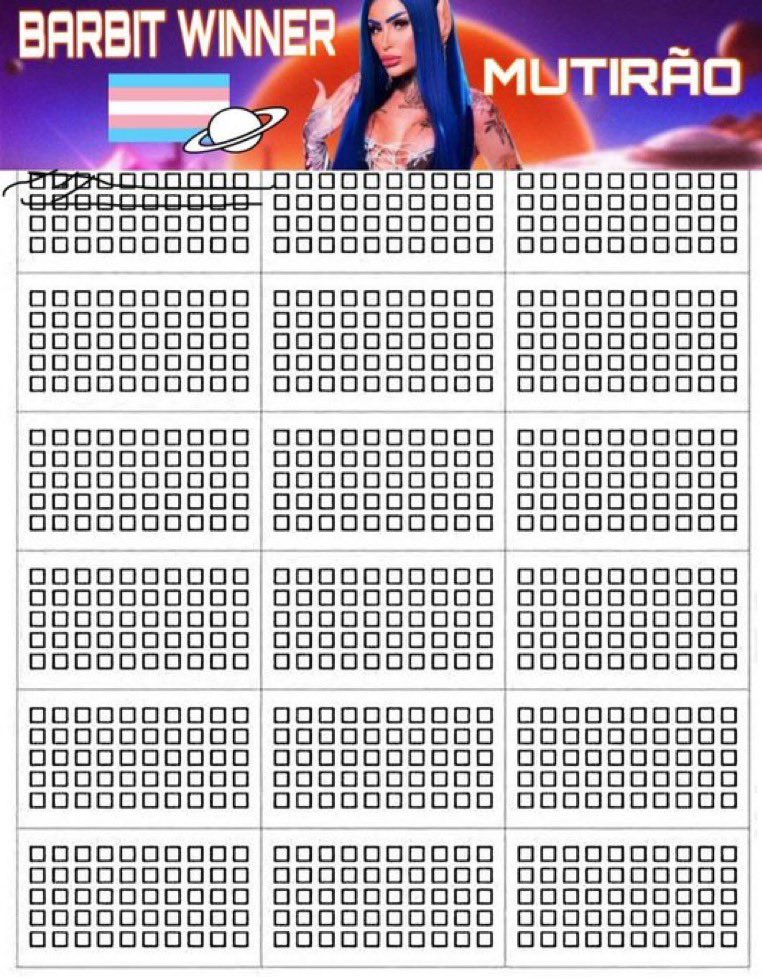 barbitrss's tweet photo. REGISTREM SEUS VOTOS AQUI!
#BARBITWINNER #TEAMBARBIT https://t.co/0JkukjkwGN