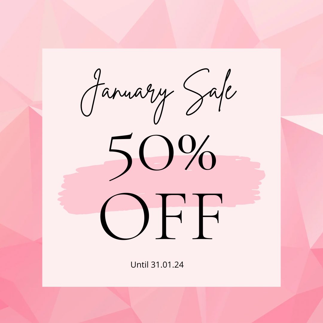 We are currently running a 50% off everything on our online store sale. What is different about our sale is we are open to taking your best offer. You can go to our instagram shop pick out the things you like and bargin to pay the best price.