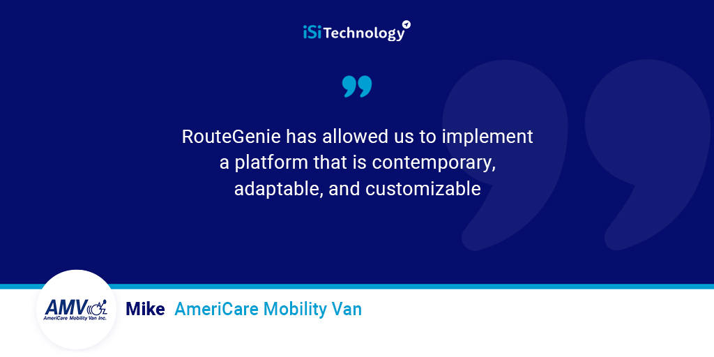 technology_isi's tweet image. Take a look at another review from a satisfied RouteGenie customer!
Hearing users&apos; thoughts and impressions is always a delight.

Thanks, Mike 👍

#NEMT #NEMTsoftware #softwareforNEMT #NEMTdispatching #RouteGenie #CustomerExperience #Software #RouteOptimization #RoutePlanning