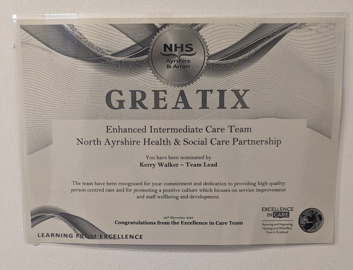 Happy new year from us all at North eICT! 

Just before Christmas we were nominated and awarded a #Greatix award - for our commitment, dedication to providing high quality #personcentredcare ! 

In 2024 we will continue to strive to do the same and more! 👍🌟