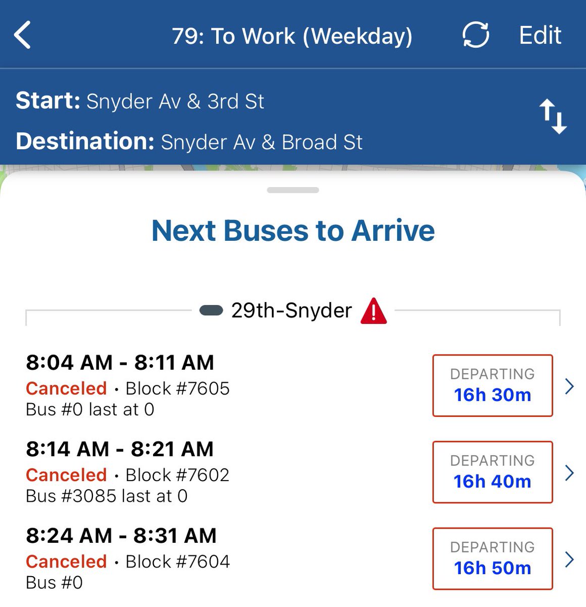 jay2psu's tweet photo. So @SEPTA_SOCIAL how’s your morning commute going? 🤦🏼‍♂️ https://t.co/9JjdMOeyoT