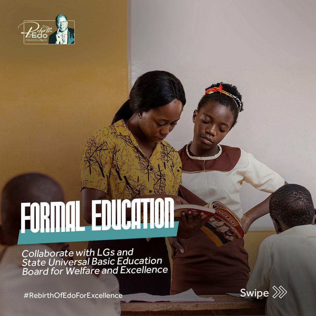 Prof_Osunbor's tweet photo. Education is the bedrock on which we will build the next generation of Excellent Edolites. We are very deliberate with our planned approach and strategy for this sector. #RebirthOfEdoForExcellence https://t.co/vROggz0aR8