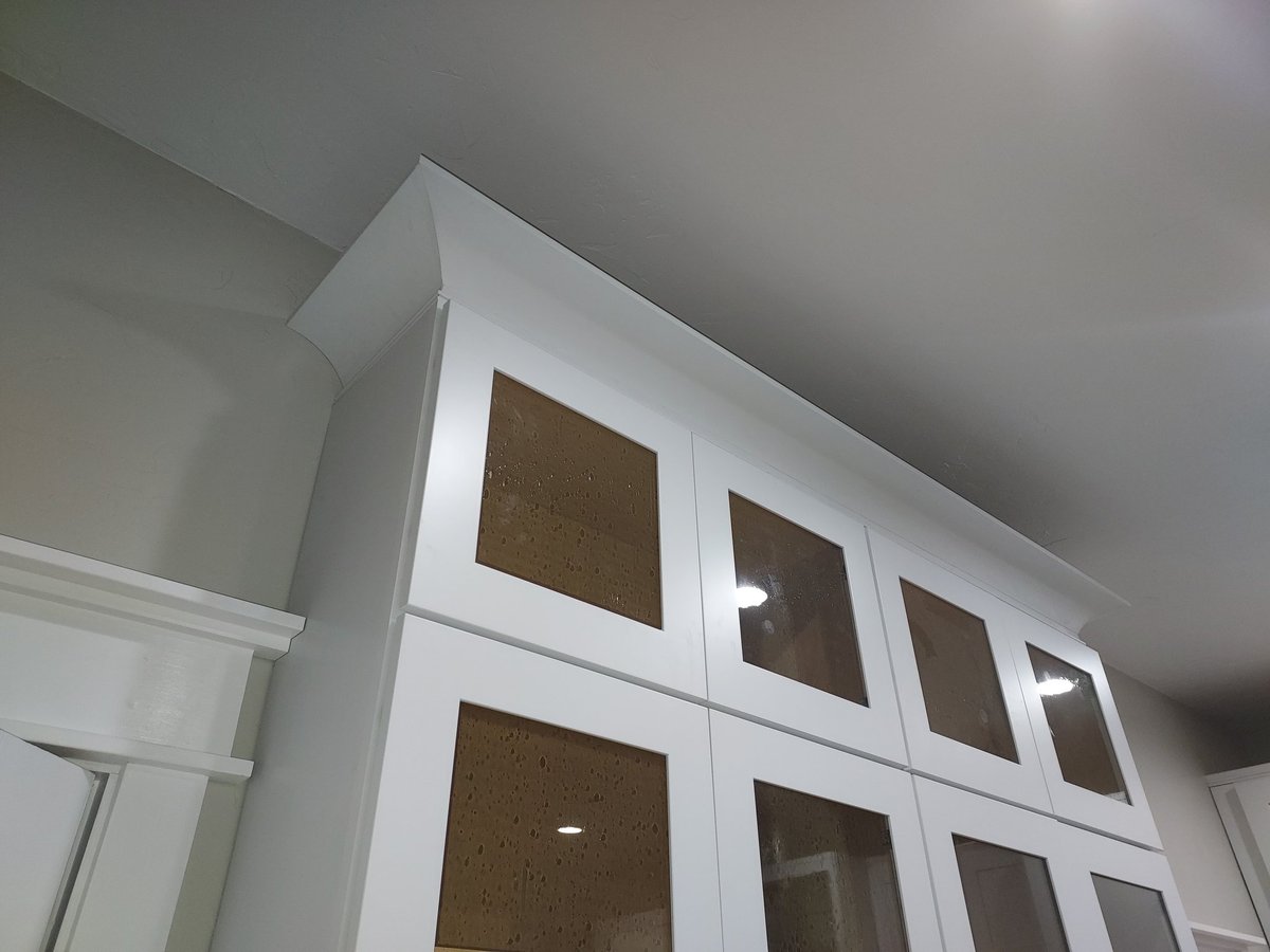 Put some cabnets together with some crown moulding