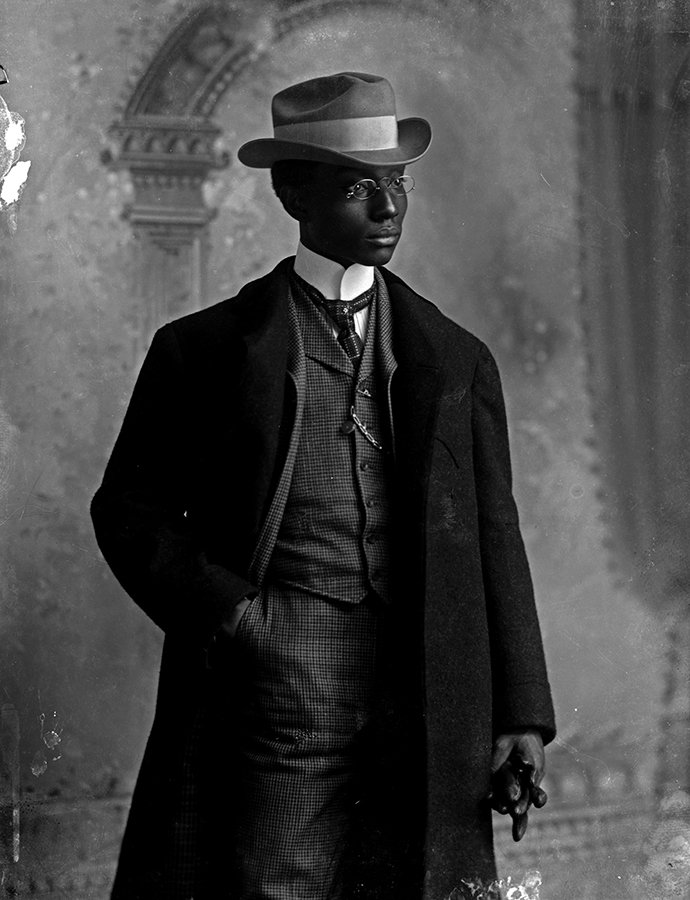 Buck Colbert Franklin was a Black lawyer who survived the 1921 Tulsa race massacre and fought on the behalf of other survivors 

Photo circa 1901