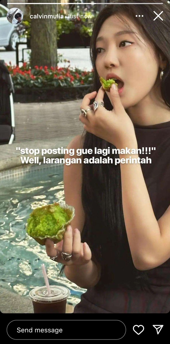 bitharcs's tweet photo. 214
harus disogok dulu baru baikan wkwk
anyways Calvin's love language: posting foto Natya lagi makan https://t.co/zqPNjn3hu0