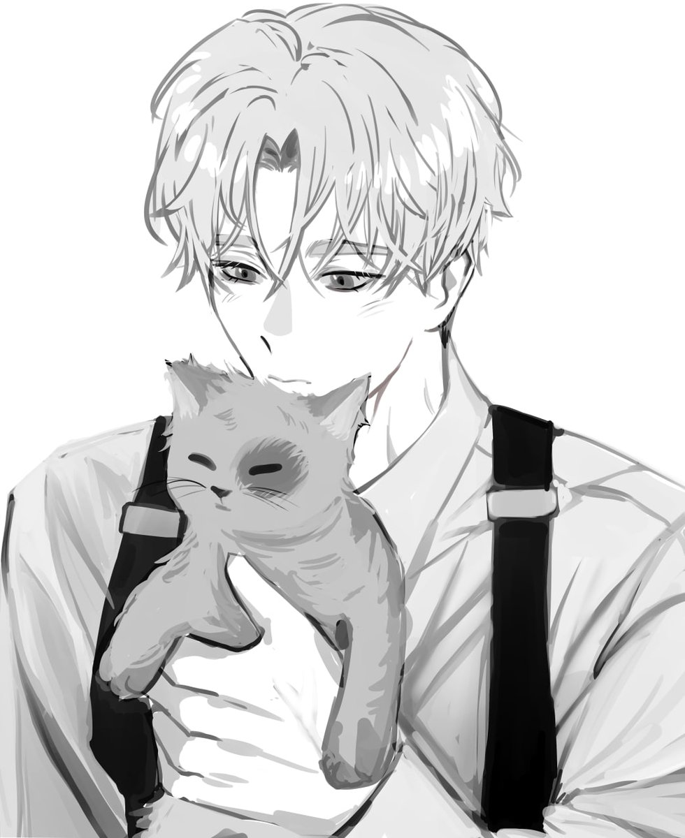 jumpropequeennn's tweet photo. a gift 
i can't draw cats lmao
#공사구 #공과_사는_구분해 https://t.co/YwtpAwrUd8