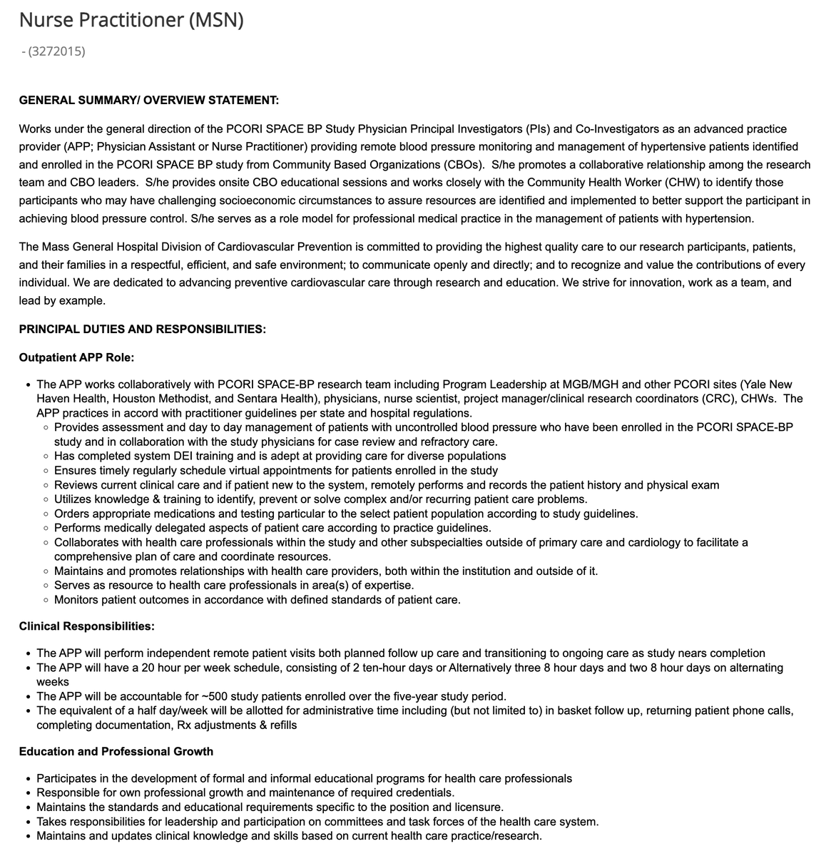 Are you a Nurse Practitioner interested in improving cardiovascular health & wellness across a diverse population? Come join our new community-based initiative at @MGHHeartHealth @MassGeneralNews! Apply: partners.taleo.net/careersection/… @mchonig @oyi_kk @HornsbyWhitney