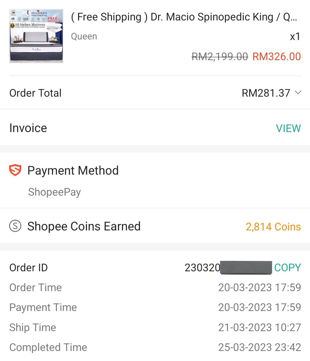 qtpiroses's tweet photo. selepas 9 bulan pakai tilam ni, i boleh cakap i puas hati sangat2 sebab tilam murah dan dapat free shipping masa i beli 😂

https://t.co/O1KH83ZTa0 https://t.co/8um8hKQpxN