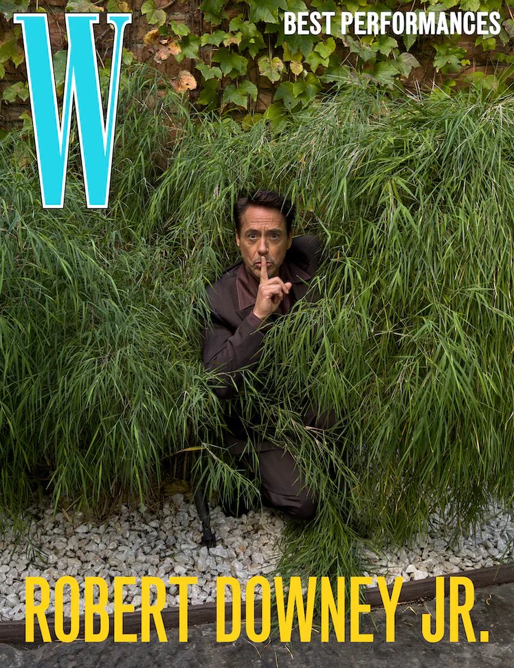 FilmUpdates's tweet photo. Robert Downey Jr. photographed by Juergen Teller for W Magazine’s Best Performances Issue https://t.co/qObMq4WiJr