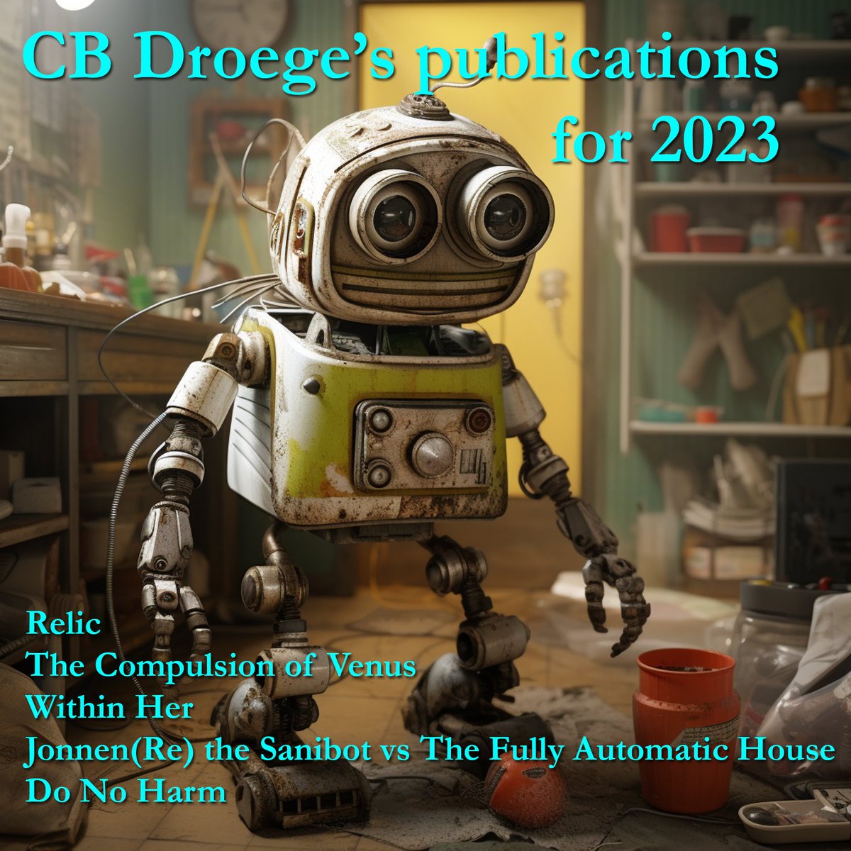 My short stories published in 2023, and where to find them:

#scifi #fantasy #reading #shortfiction #robots #war #sheep #awardseason